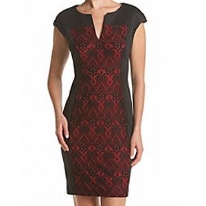 Red & Black Dress Size 10
